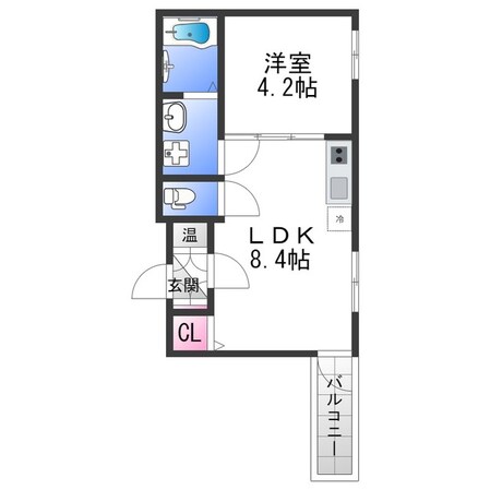 F asecia Nanaの物件間取画像